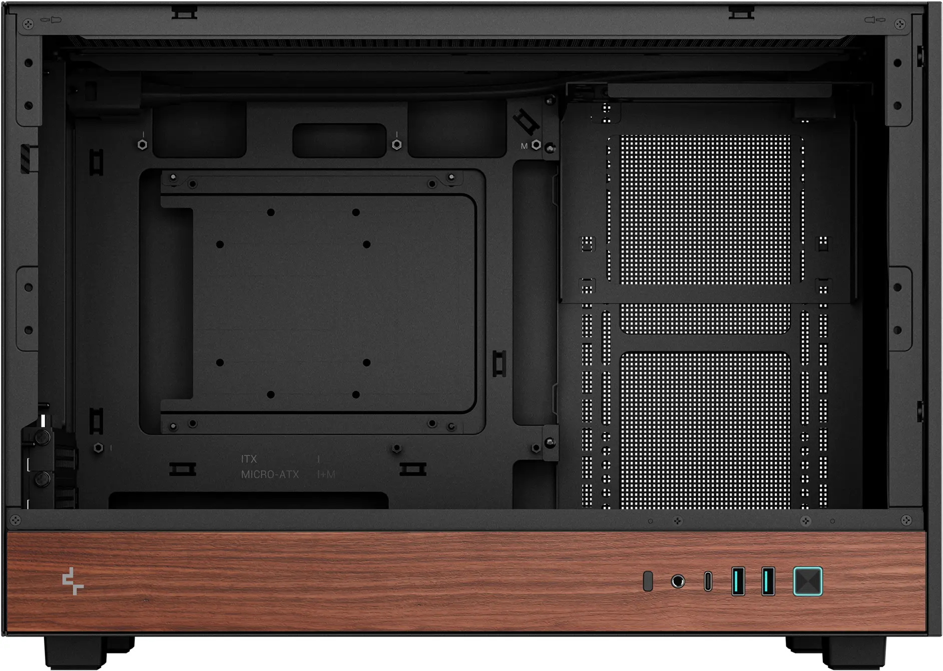 Carcasa Deepcool CH260 (Wood/Black) - 3
