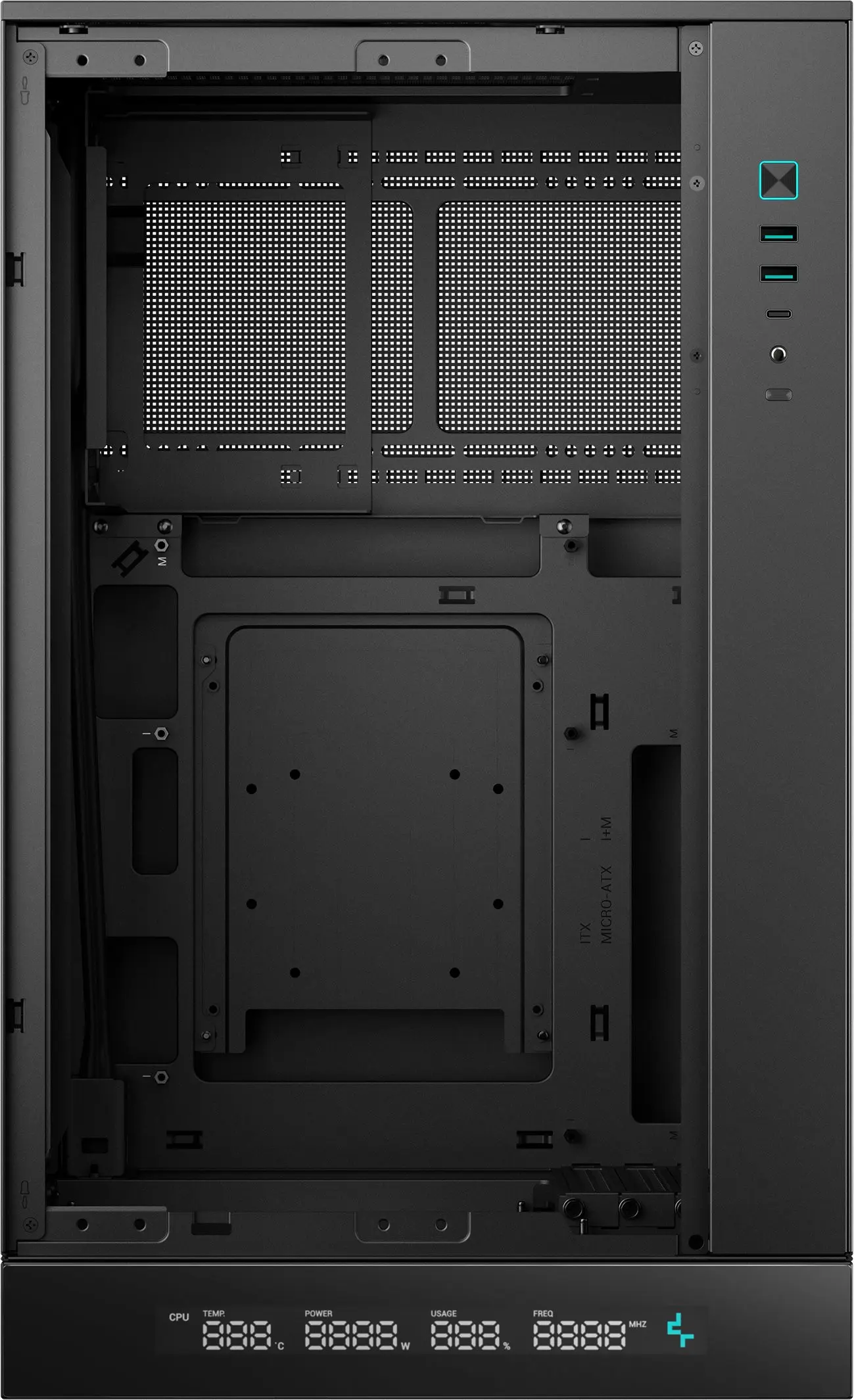 Корпус Deepcool CH270 Digital (Black) - 4