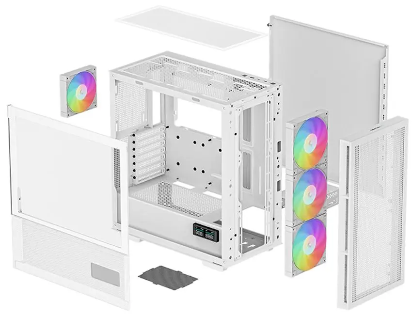 Корпус Deepcool CH560 WH Digital (White) - 12