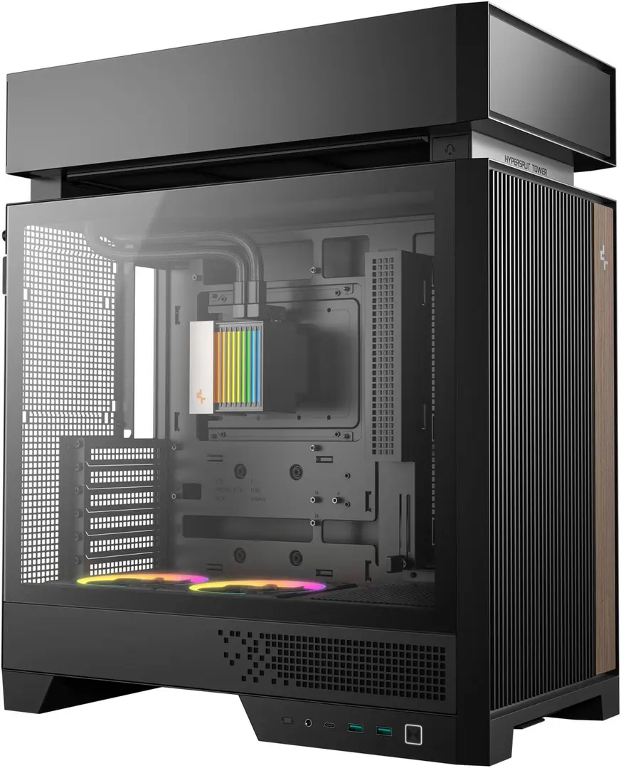 Carcasa Deepcool CL6600 (Black/Natural) - 2