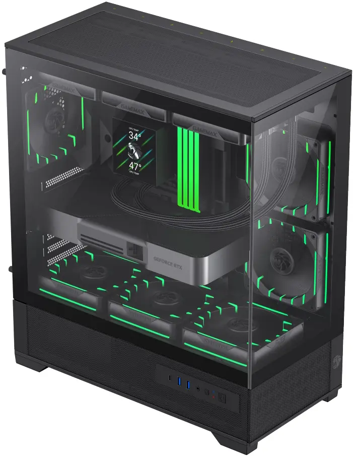 Корпус GameMax Vista 2 AB (Black) - 2
