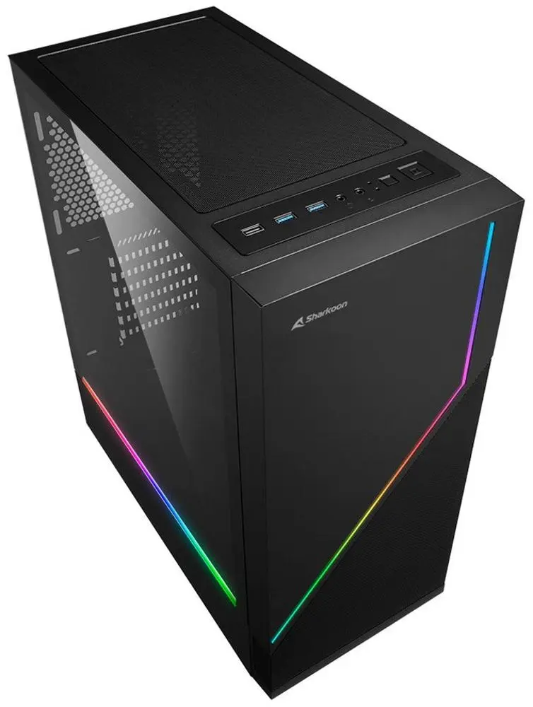 Корпус Sharkoon RGB FLOW (Black) - 2