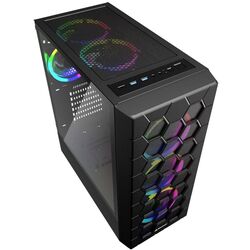 Case Sharkoon RGB HEX (Black) Thumb