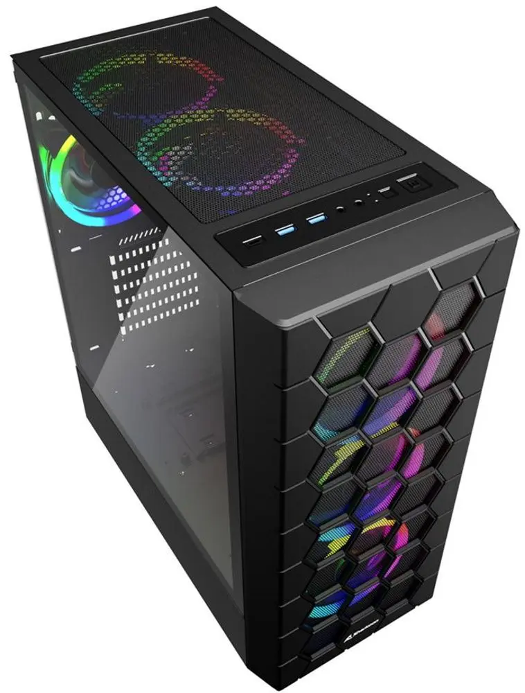 Case Sharkoon RGB HEX (Black) - 2