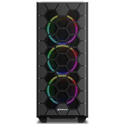 Case Sharkoon RGB HEX (Black) Thumb