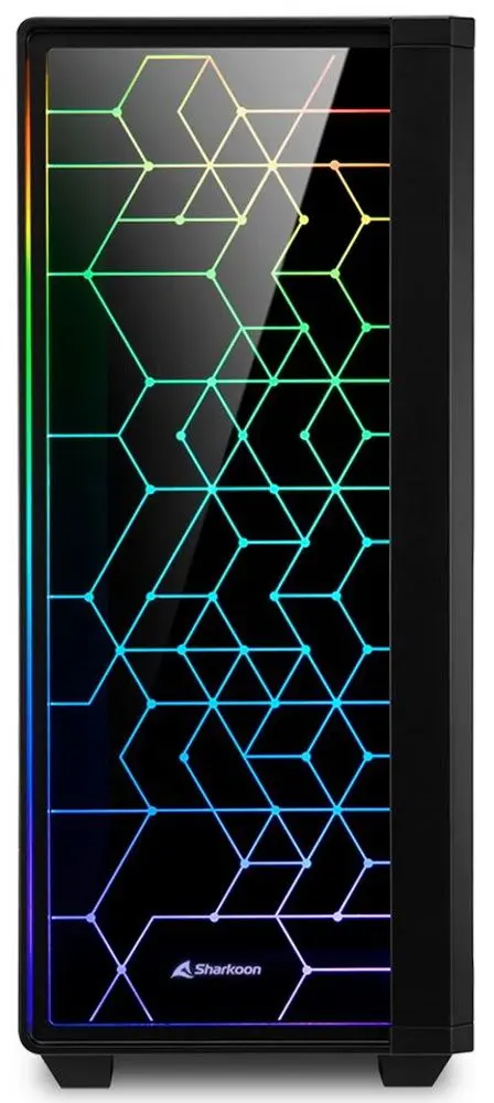 Case Sharkoon RGB LIT 100 (Black) - 3