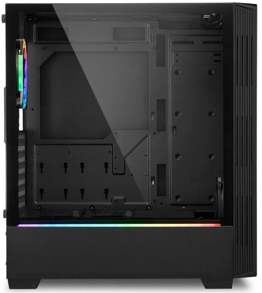 Case Sharkoon RGB LIT 100 (Black) - 6