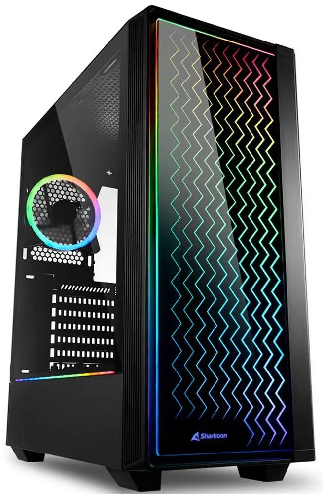 Case Sharkoon RGB LIT 200 (Black)