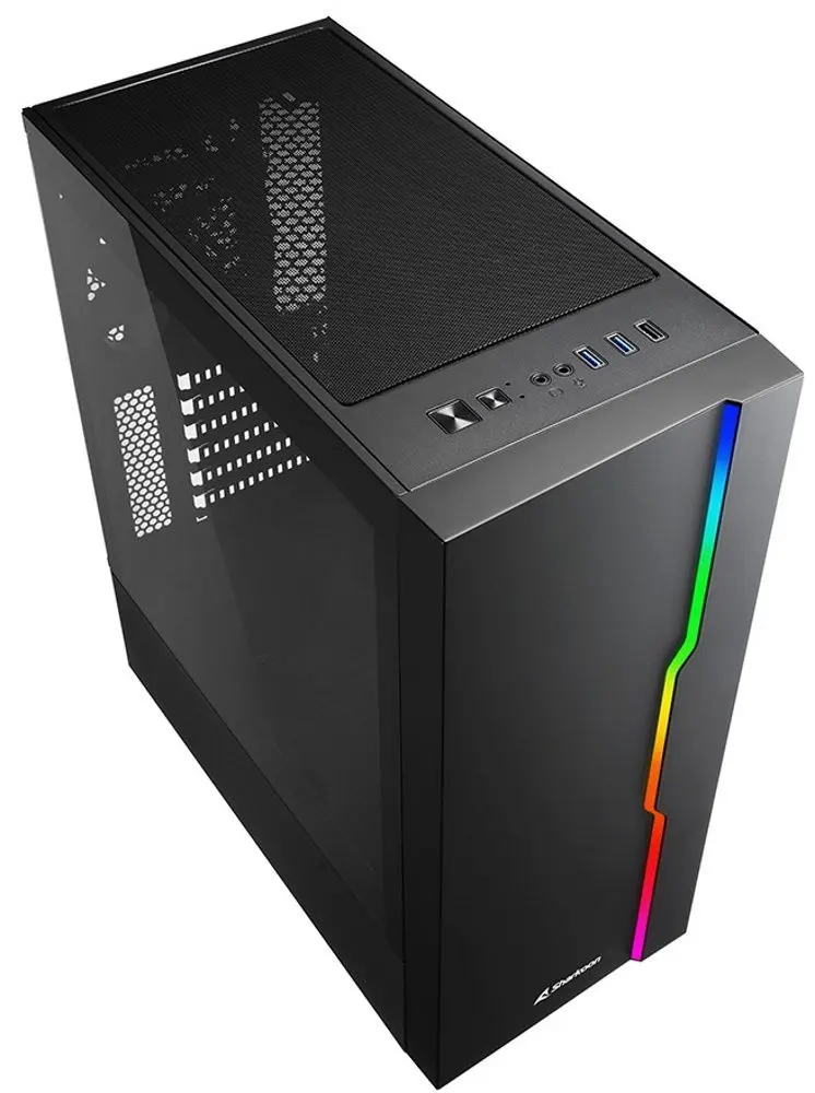 Корпус Sharkoon RGB SLIDER (Black) - 2