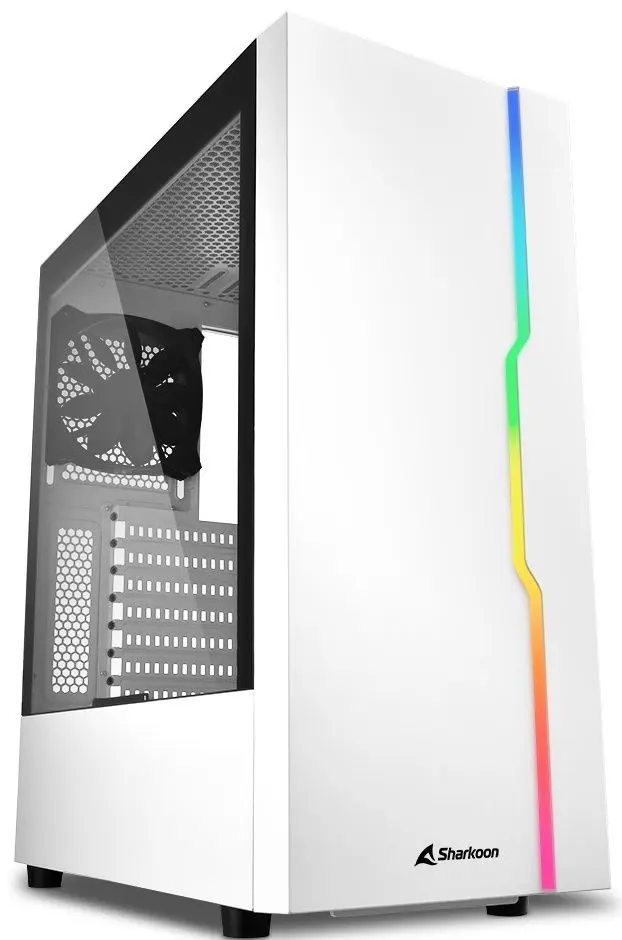 Корпус Sharkoon RGB SLIDER (White)