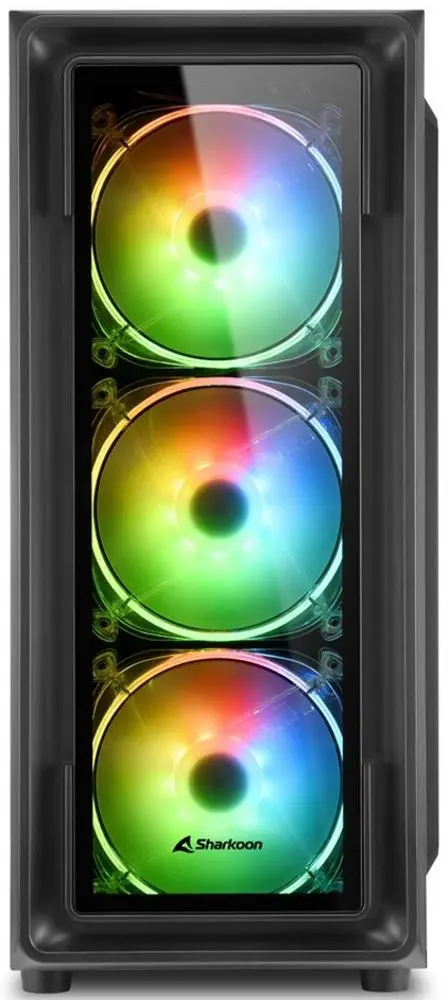 Корпус Sharkoon TK4 RGB (Black) - 3