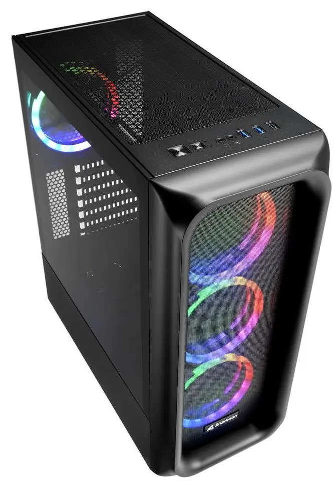 Корпус Sharkoon TK5M RGB (Black) - 2
