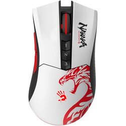 Mouse fara fir A4Tech Bloody R90 Plus Naraka (White/Red/Black)
