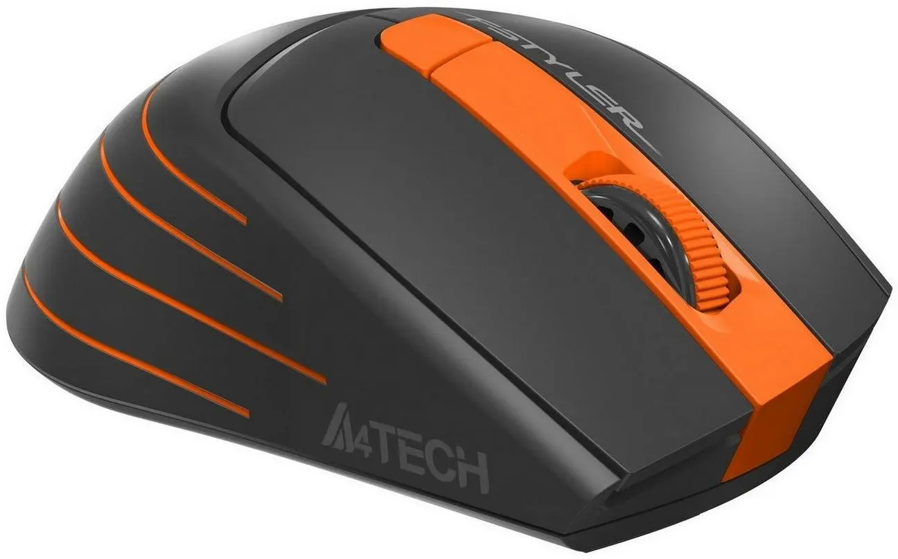 Mouse fara fir A4Tech Fstyler FG30 (Black/Orange) - 8