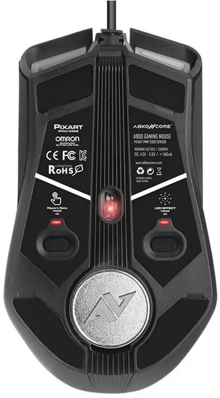 Mouse Abko Hacker A900 (Black) - 5