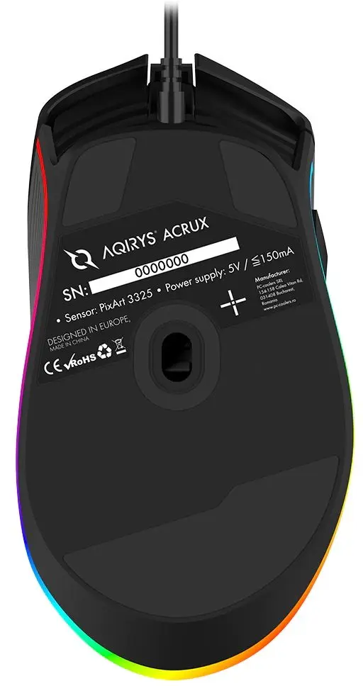 Mouse Aqirys Acrux (Black)