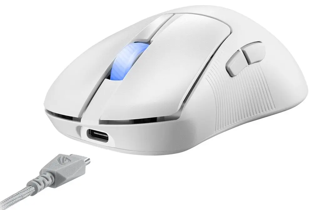 Mouse fara fir Asus ROG Keris II Ace (Moonlight White)