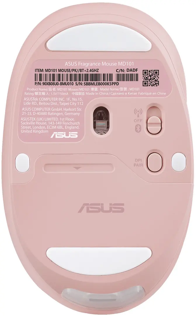 Mouse fara fir Asus Fragrance MD101 (Rose Clay)