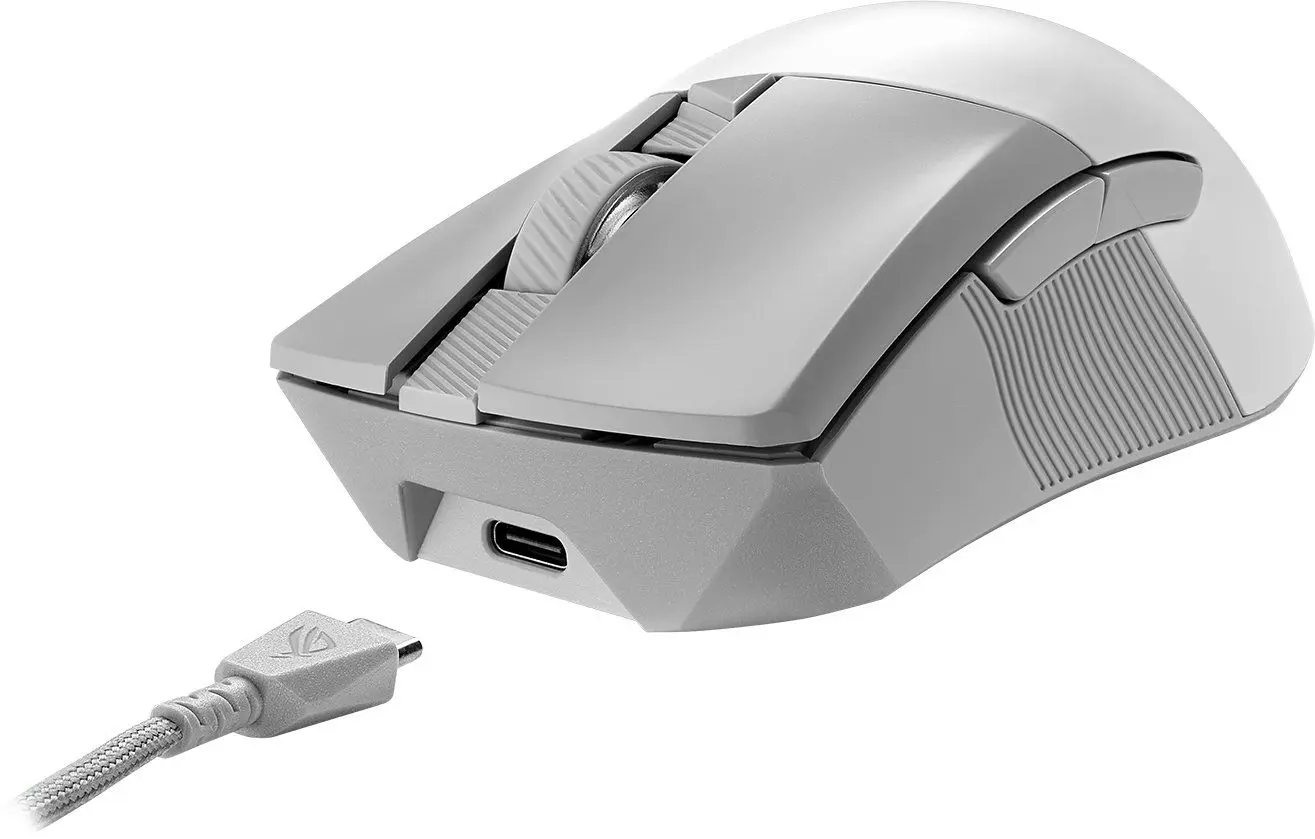 Mouse fara fir Asus ROG Gladius III AimPoint (White)