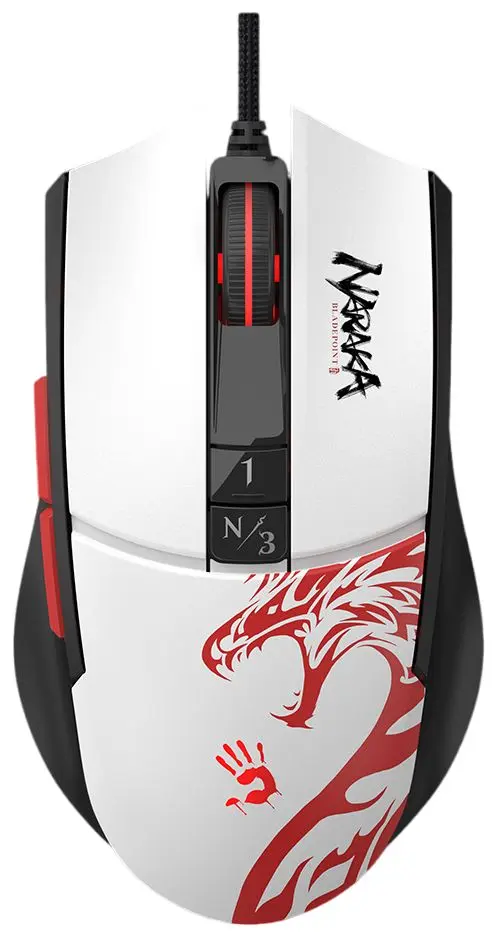 Мышь Bloody L65 Max Naraka (White)