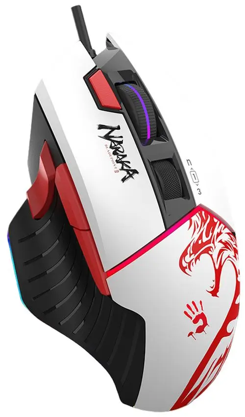 Mouse Bloody W95 Max Naraka (White/Black) - 4
