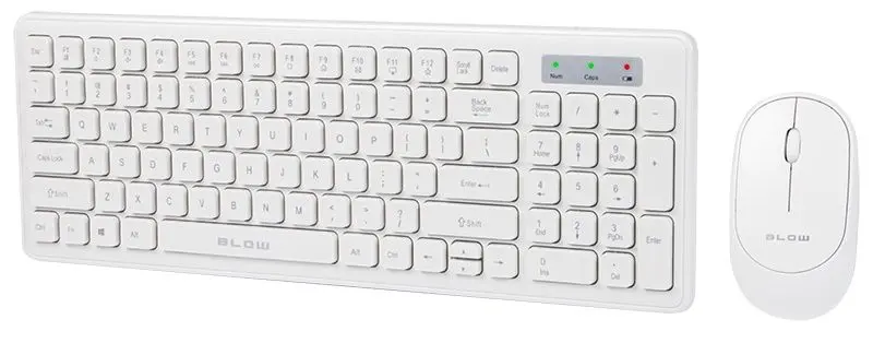 Беспроводной комплект клавиатура + мышь Blow KM-5 (White)
