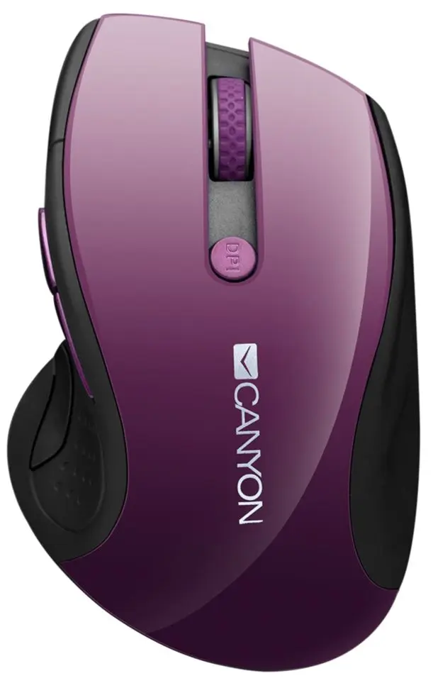 Беспроводная мышь Canyon MW-01 (Black/Purple)