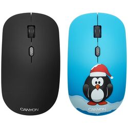 Mouse fara fir cu panou detașabil Canyon CND-CMSW400PG Penguin (Black)
