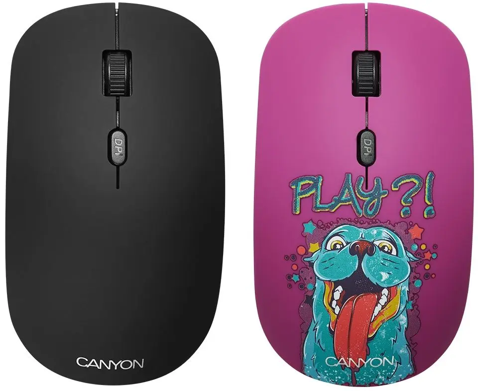 Mouse fara fir cu panou detașabil Canyon CND-CMSW400PL Play (Black)