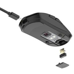 Беспроводная мышь + зарядная станция Dareu A950 (Black) Thumb