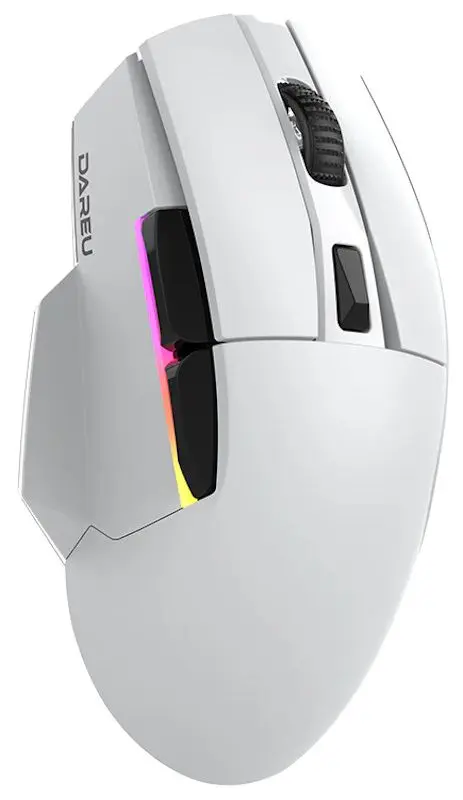 Беспроводная мышь + зарядная станция Dareu A955 (White) - 2
