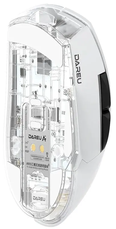 Беспроводная мышь + зарядная станция Dareu A955 (White) - 4