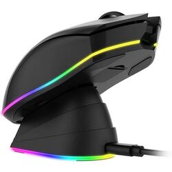 Беспроводная мышь + зарядная станция Dareu EM901X 2.4G (Black) Thumb