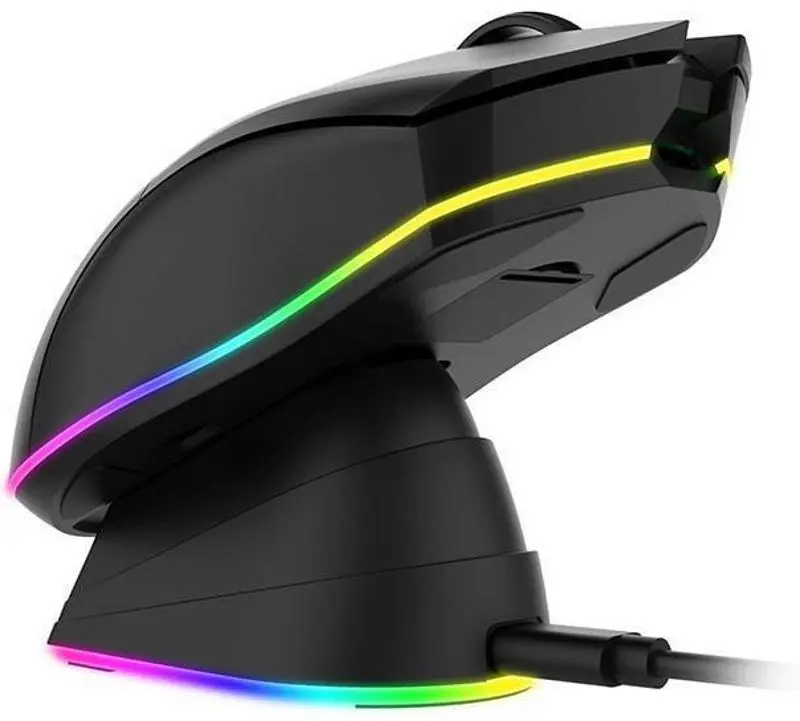 Беспроводная мышь + зарядная станция Dareu EM901X 2.4G (Black) - 4
