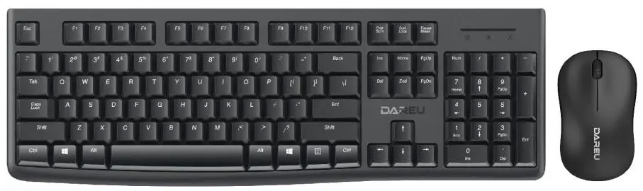 Set tastatura + mouse fara fir Dareu MK188G (Black)