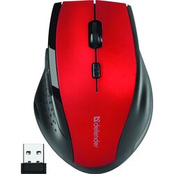 Mouse fara fir Defender Accura MM-365 (Red/Black) Thumb