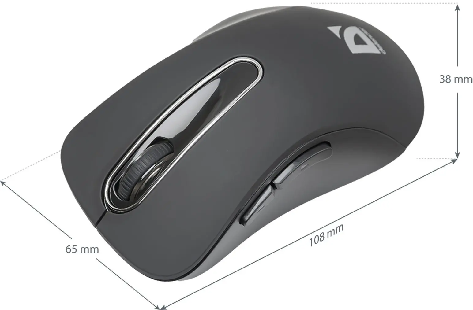 Mouse fara fir Defender Datum MM-075 (Black) - 4