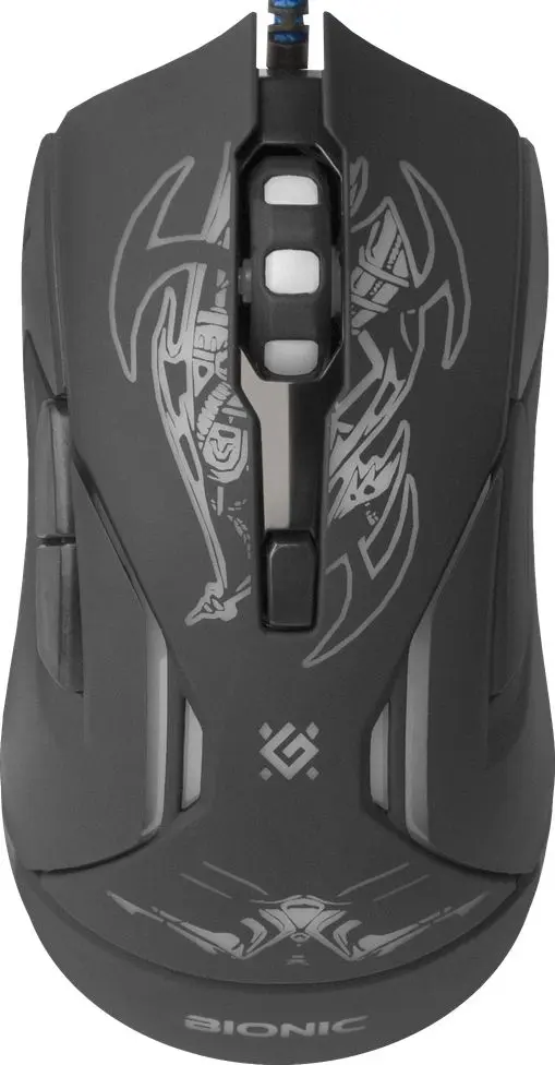 Комплект мышь + коврик Defender Bionic GM-250L (Black) - 5