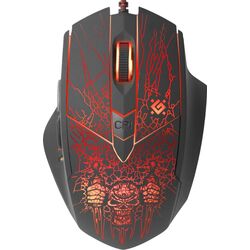 Комплект мышь + коврик Defender Doom Fighter GM-260L (Black) Thumb