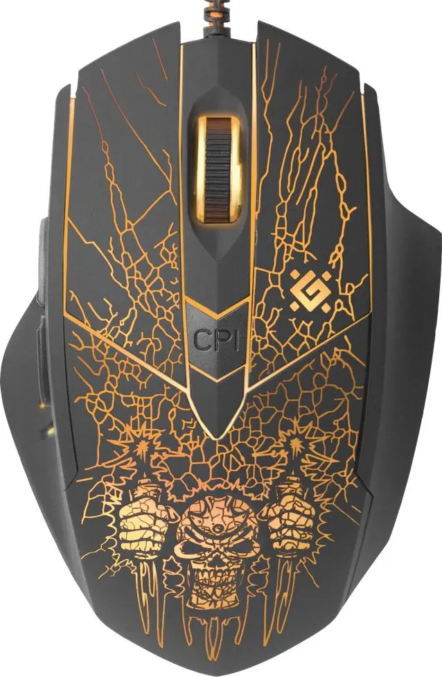 Комплект мышь + коврик Defender Doom Fighter GM-260L (Black) - 3