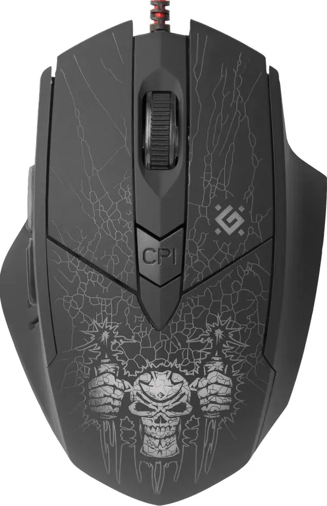 Комплект мышь + коврик Defender Doom Fighter GM-260L (Black) - 4