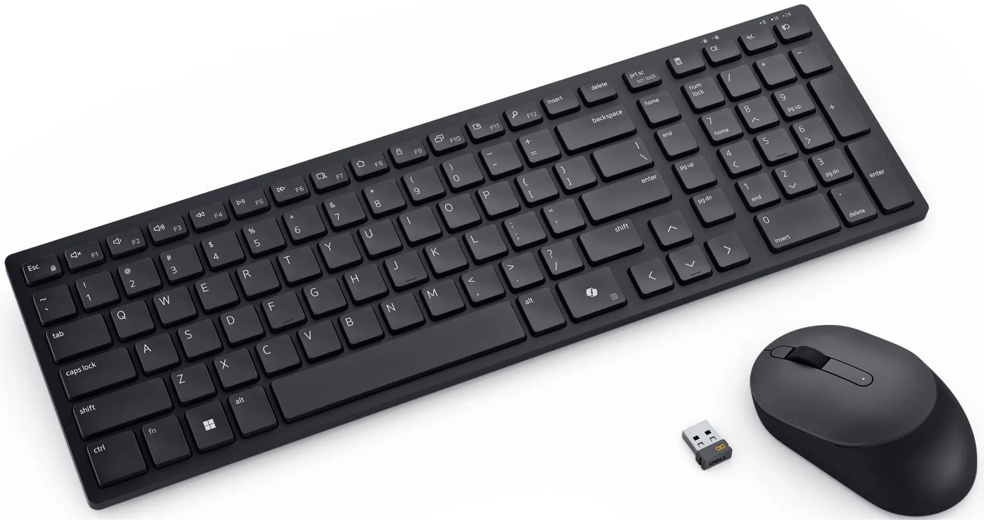 Set tastatura + mouse fara fir Dell Pro KM555 (Black)