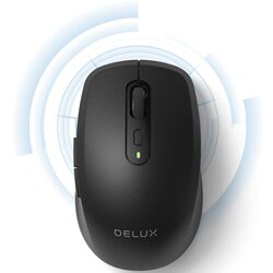 Беспроводная мышь Delux M523DB (Black) Thumb
