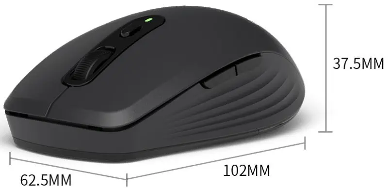 Беспроводная мышь Delux M523DB (Black) - 4