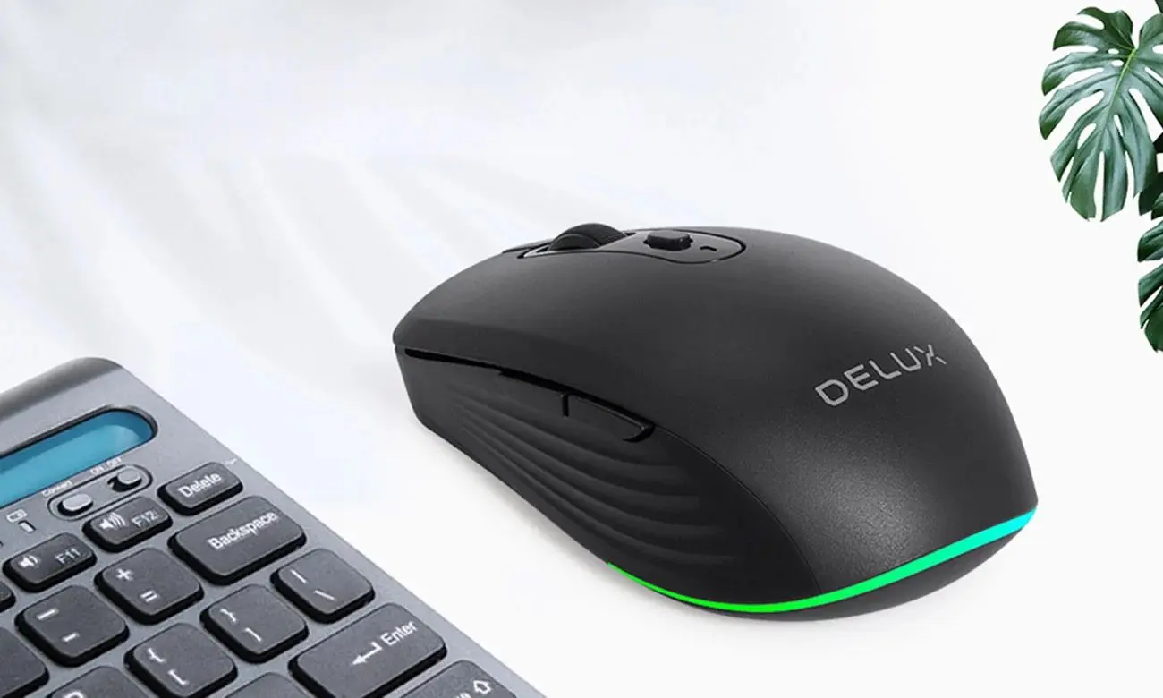 Беспроводная мышь Delux M523DB (Black) - 5