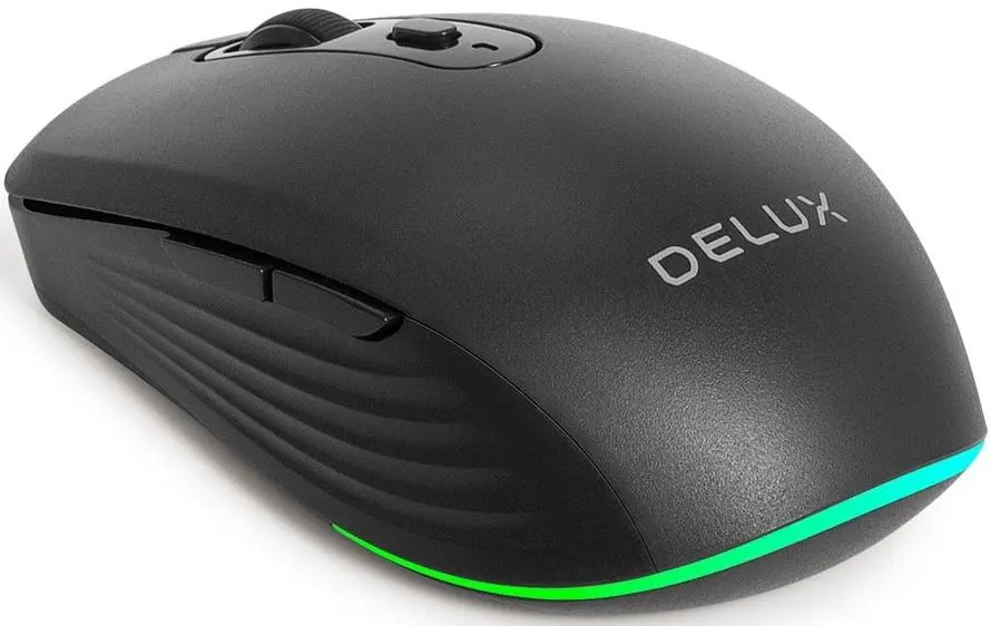 Беспроводная мышь Delux M523DB (Black)