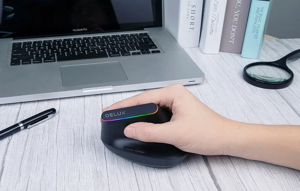 Mouse fara fir Delux M618C (Black) - 4