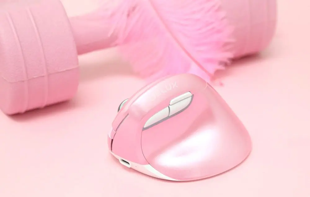 Mouse fara fir Delux M618Mini (Pink) - 3