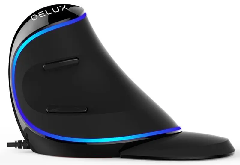 Mouse Delux M618PU (Black) - 2