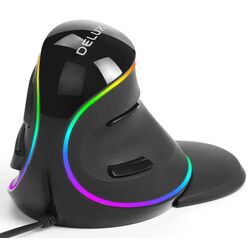 Mouse Delux M618PU (Black)